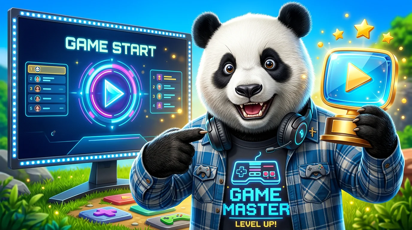 Panda character for Codes & Giveaways